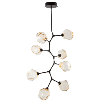 Gem 8 Light Chandelier Bronze Gem 8 Light Chandelier Bronze